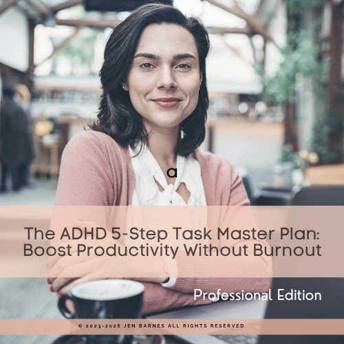 Front cover of The ADHD 5-Step Task Master Plan