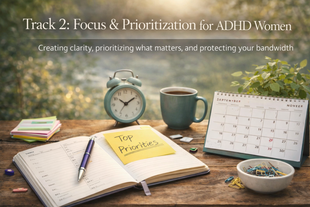 Focus & Prioritization for ADHD Women