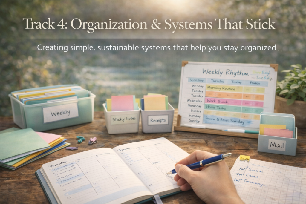 Organization & Systems That Stick